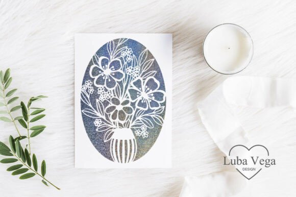 Download Flowers Cards for Silhouette Cricut SVG - Flowers Collection