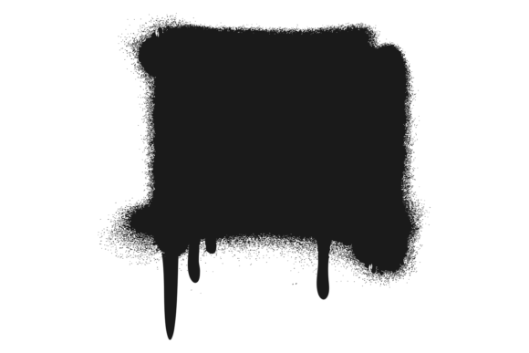 Download Ink Spot with Dripping Black Liquid. Squ - Liquid Collection