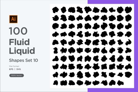 Download Fluid Liquid Shape V1 100 SET 10 - Liquid Collection
