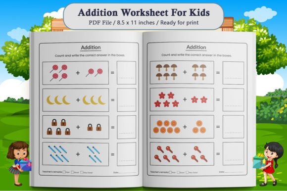 Download Addition Worksheet for Kids - Premium Resources