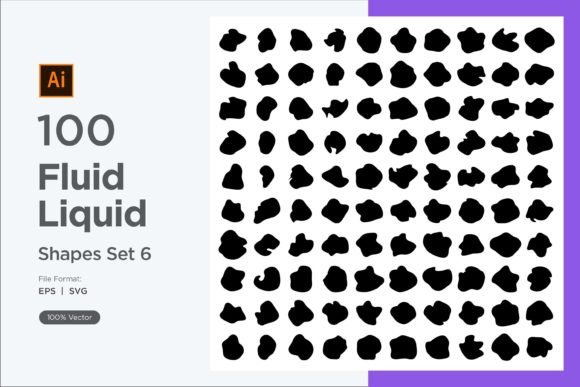 Download Fluid Liquid Shape V1 100 SET 6 - Liquid Collection