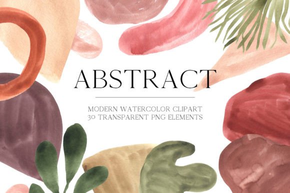 Download Watercolor Abstract Shapes Clipart - Abstract shapes Collection