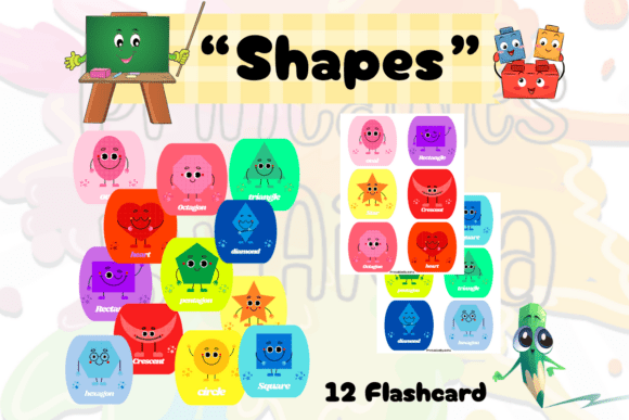 Download 2D Shapes Flashcards. - Premium Resources