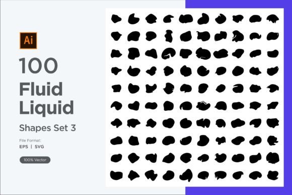 Download Fluid Liquid Shape V1 100 SET 3 - Liquid Collection