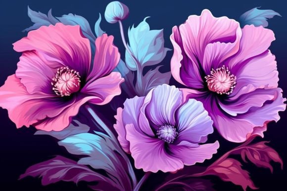 Download Blooming Flowers Artistic Backgrounds - Flowers Collection