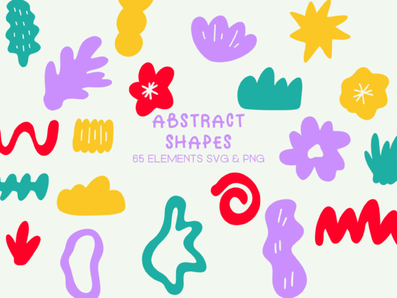 Download Abstract Shapes SVG PNG Bundle - Abstract shapes Collection