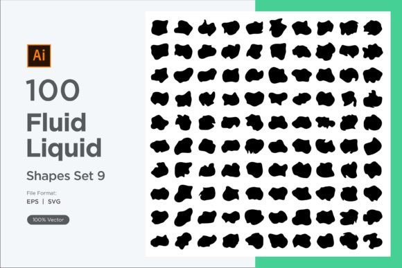 Download Fluid Liquid Shape V1 100 SET 9 - Liquid Collection